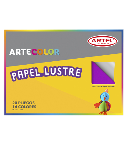 ARTECOLOR P LUSTRE 20 PLIEGOS  26,5X37,5