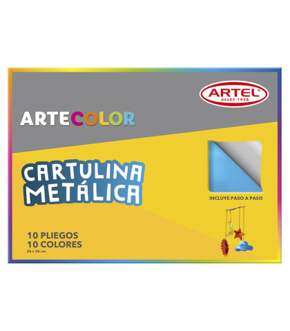 ARTECOLOR CARTULINA METALICA