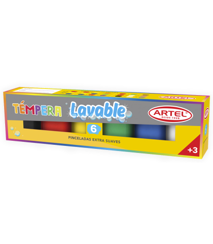 EST. TEMPERA LAVABLE 6 COLORES