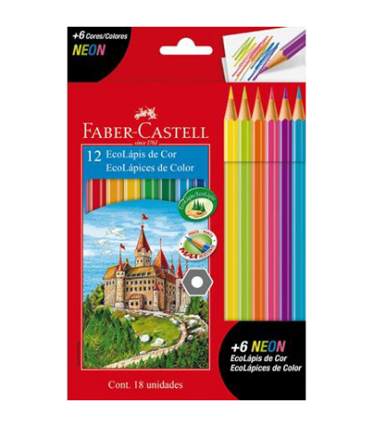 Eco lápices de colores 12 + 3 especiales