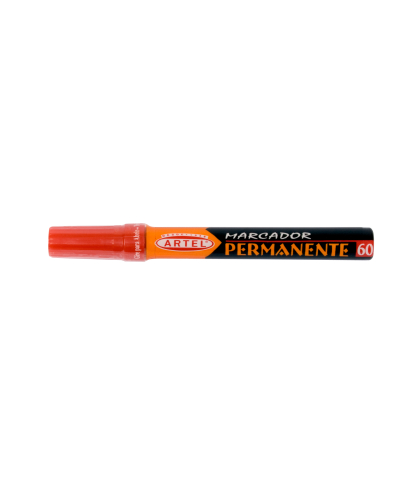MARCADOR PERMANENTE 60 ARTEL PUNTA BISELADA ROJO