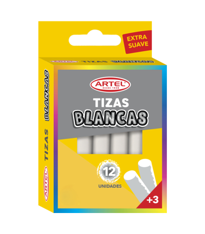 TIZA BLANCA ARTEL 12 U
