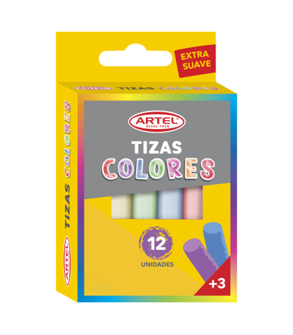 TIZA COLOR ARTEL 12 U