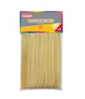 PALOS DE  HELADOS GRANDE  25 PCS NATURAL