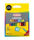 EST 12 LAPIZ COLOR ARTEL CORTOS