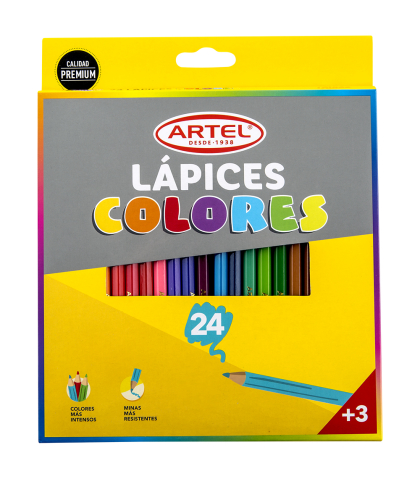 EST 24 LAPIZ COLOR ARTEL LARGOS