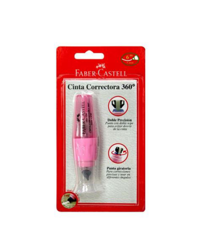 Cinta correctora 360° blister