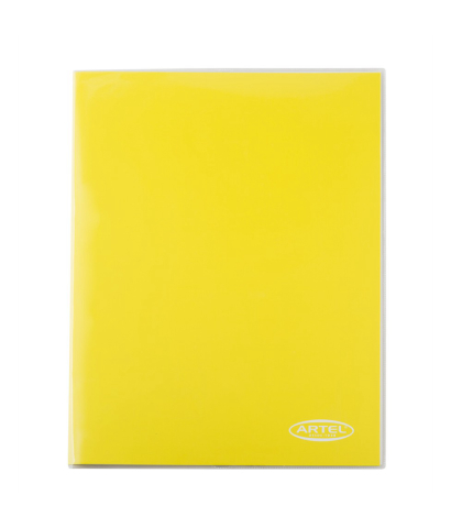 CARPETA ARTEL CON GUSANO AMARILLA