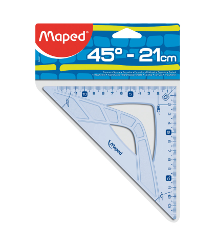 ESCUADRA MAPED GRAPHIC 45 - 21CM.
