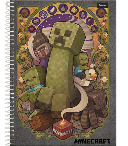 CUADERNO MINECRAFT BOOK 120H