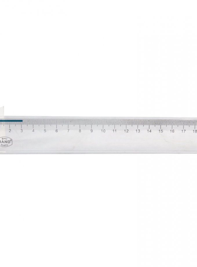 REGLA PLASTICA BISELADA 20 CM