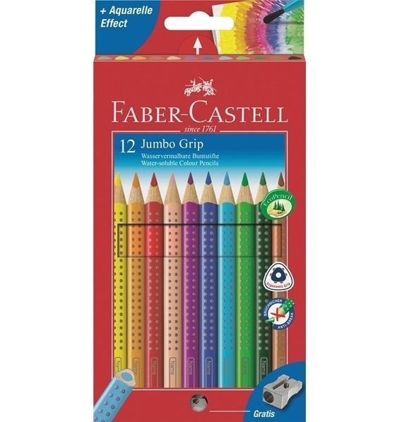 Lápices de color acuarelables Grip estuche