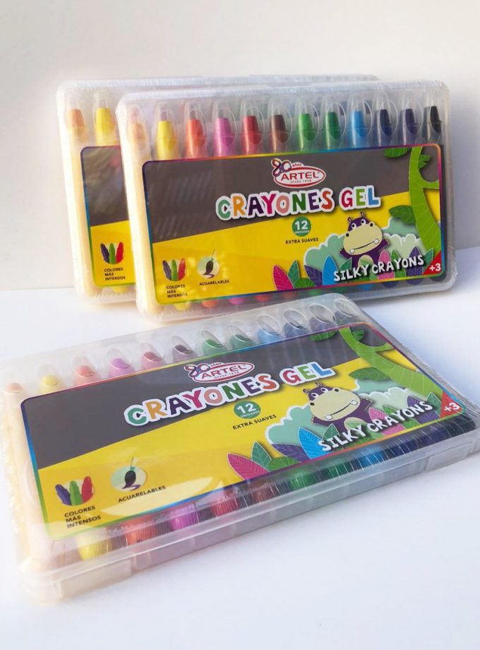 ESTUCHE 12 CRAYONES GEL