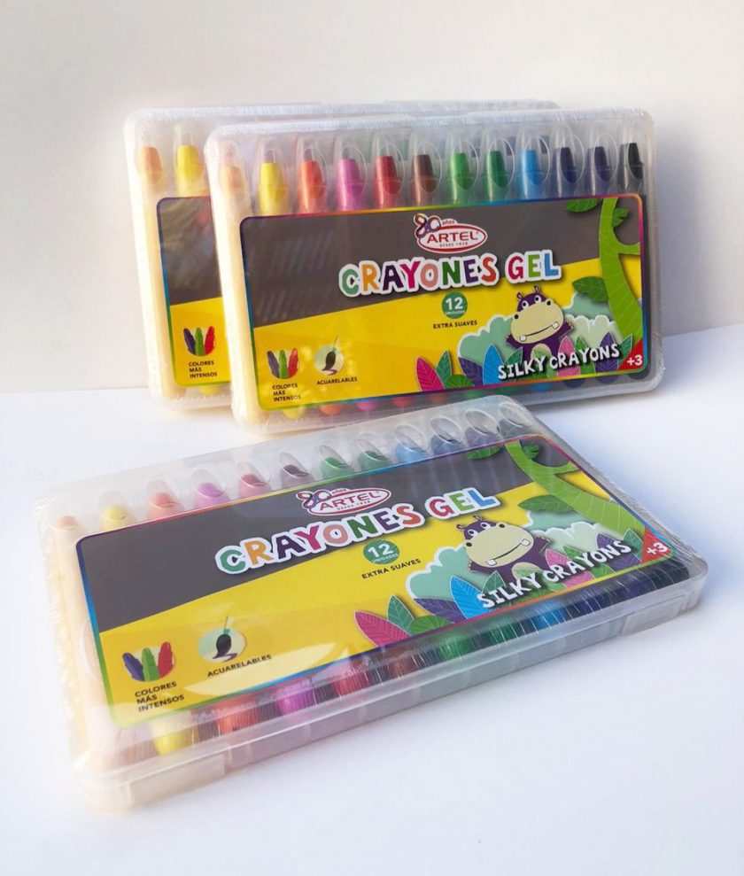 ESTUCHE 12 CRAYONES GEL