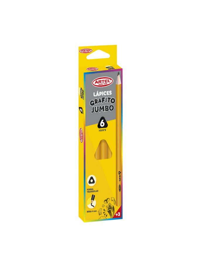 Lapices jumbo grafito 6
