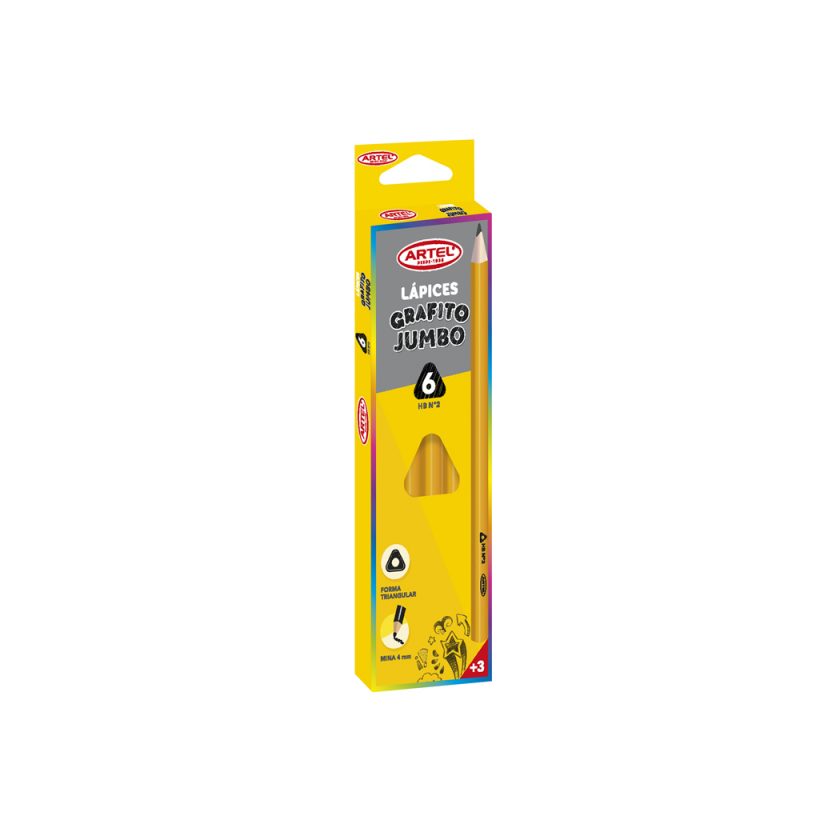 Lapices jumbo grafito 6