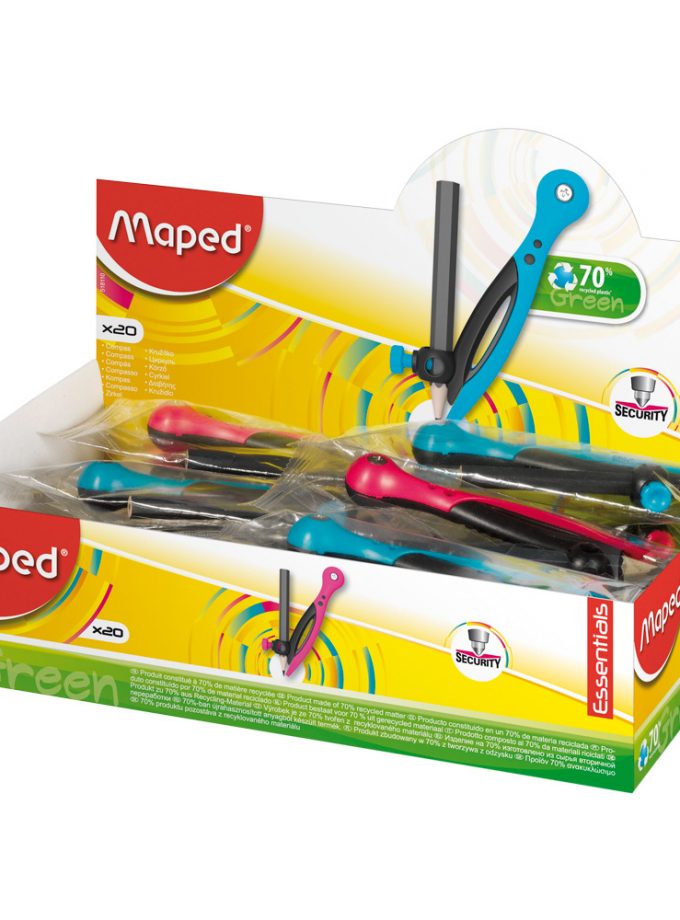 COMPAS MAPED  VIVO C/ABRAZADERA + LAPIZ