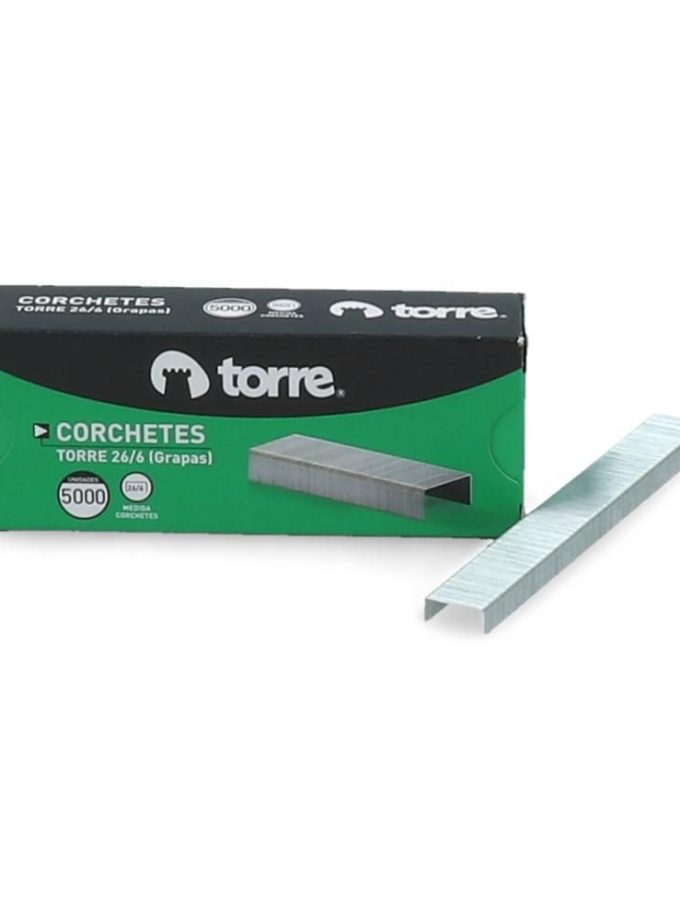 CORCHETE ESTANDAR 26/6 TORRE
