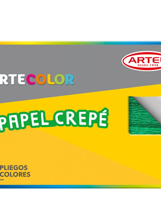 ARTECOLOR PAPEL CREPE 10 PLIEGOS
