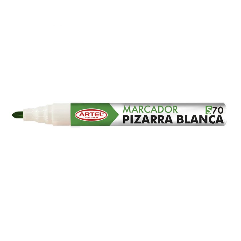 MARCADOR PIZARRA BLANCA 70 PUNTA REDONDA VERDE
